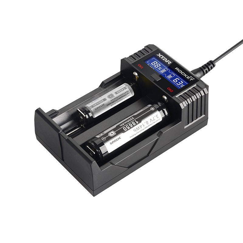 EAN 6952918320616 - XTAR ROCKET SV2 cargador de batería Pilas de uso doméstico Corriente alterna, Encendedor de cigarrillos imagen 4