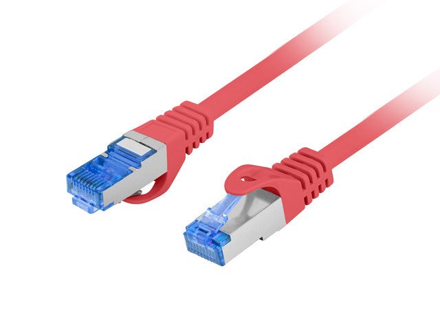 Lanberg Pcf6a-10cc-0025-R Cable De Red Rojo 0,25 M Cat6a S/Ftp (S-Stp)