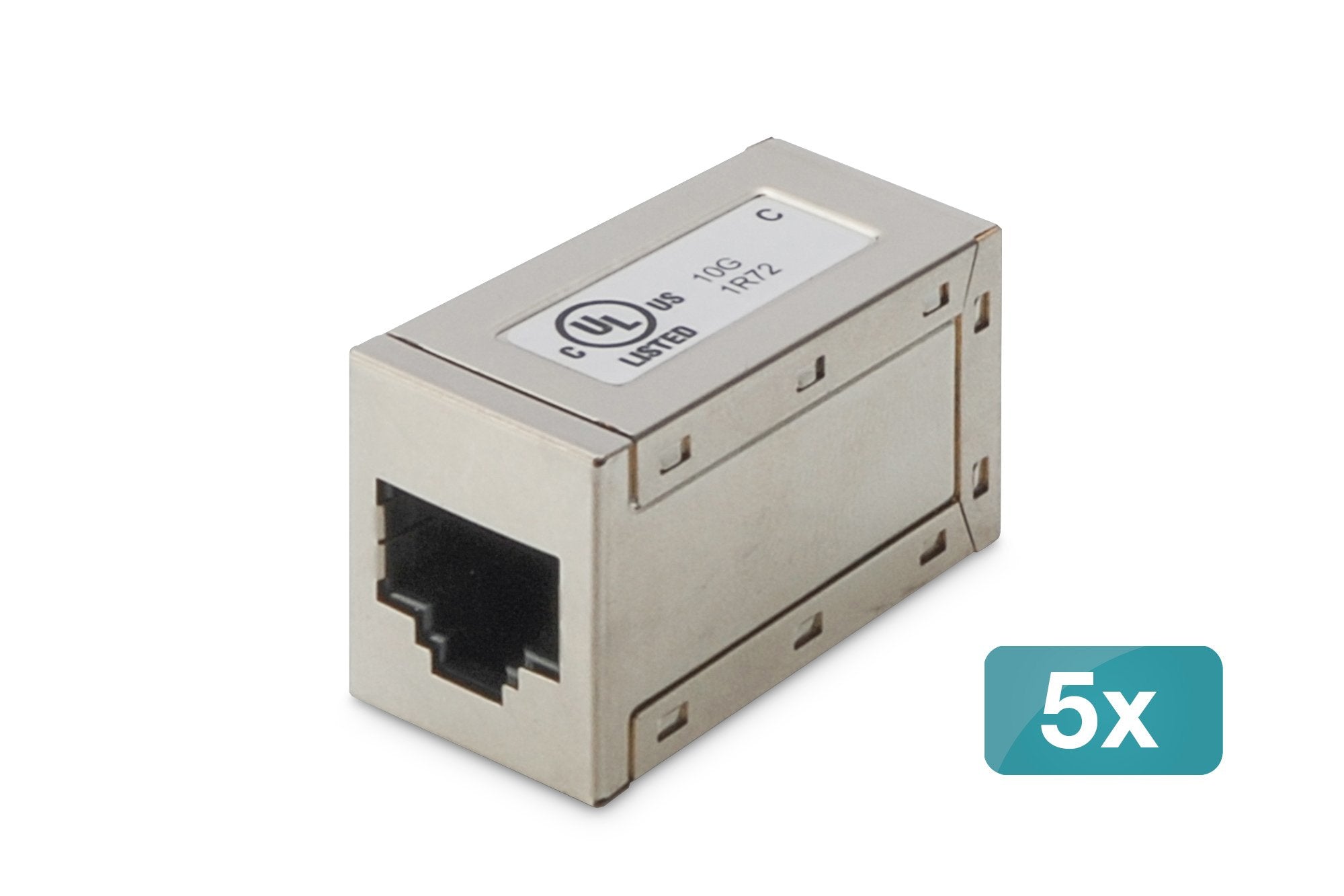 EAN 4016032495017 - Digitus AT-AG-8-8-C6S-5 cambiador de género para cable RJ-45 Plata imagen 1
