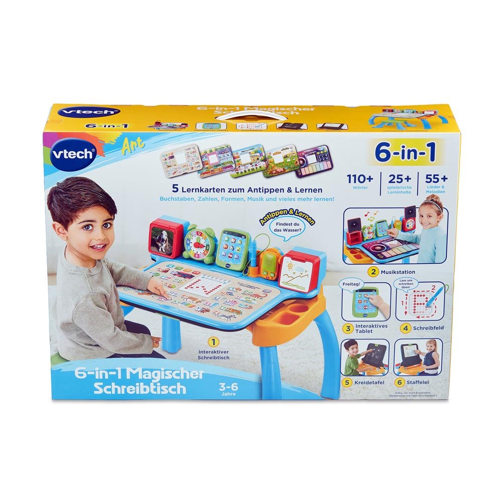 Vtech 6-In-1 Magischer Schreibtisch (Azul/Amarillo) 80-584904