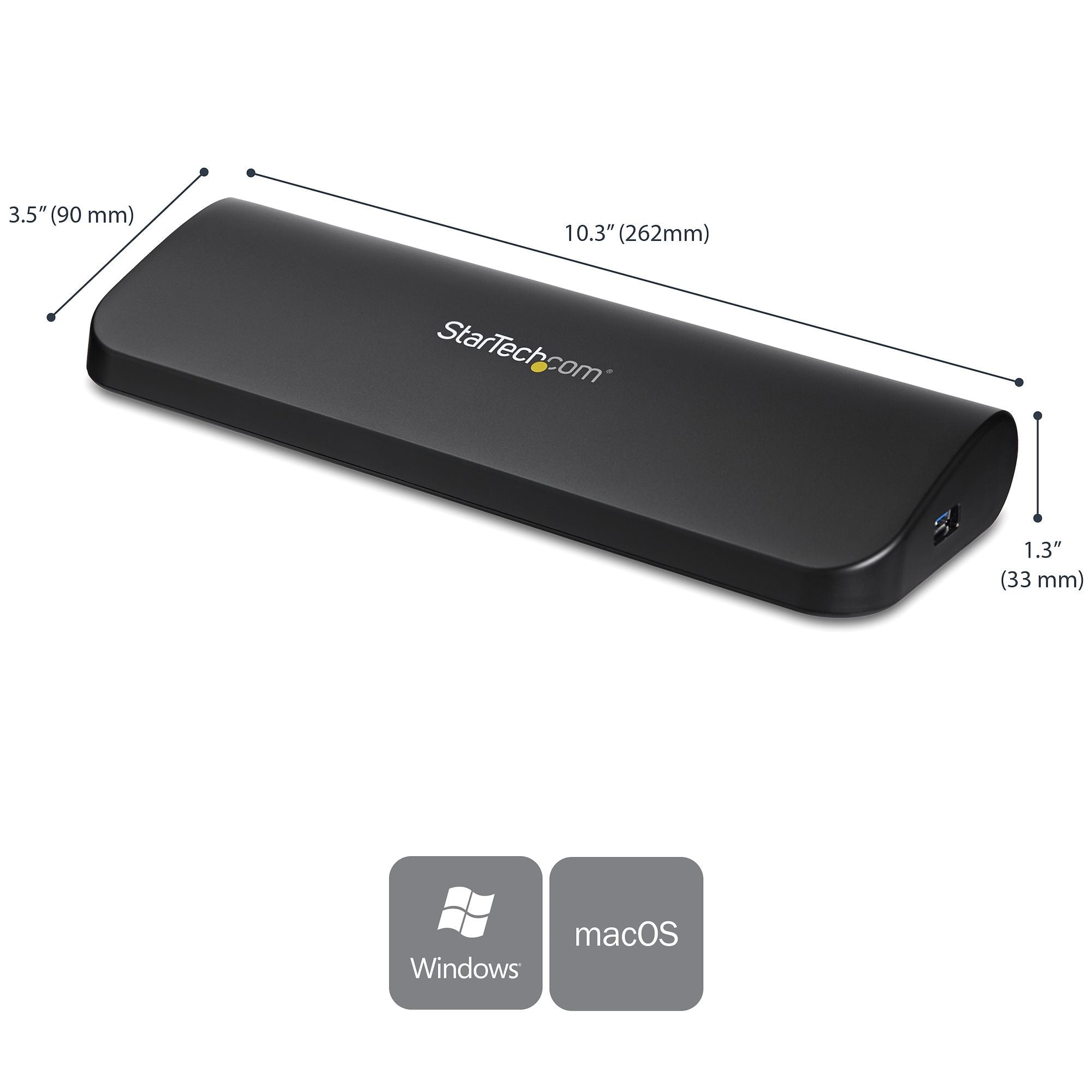 EAN 0065030851299 - StarTech.com USB3SDOCKHDV base para portátil y replicador de puertos Alámbrico USB 3.2 Gen 1 (3.1 Gen 1) imagen 2