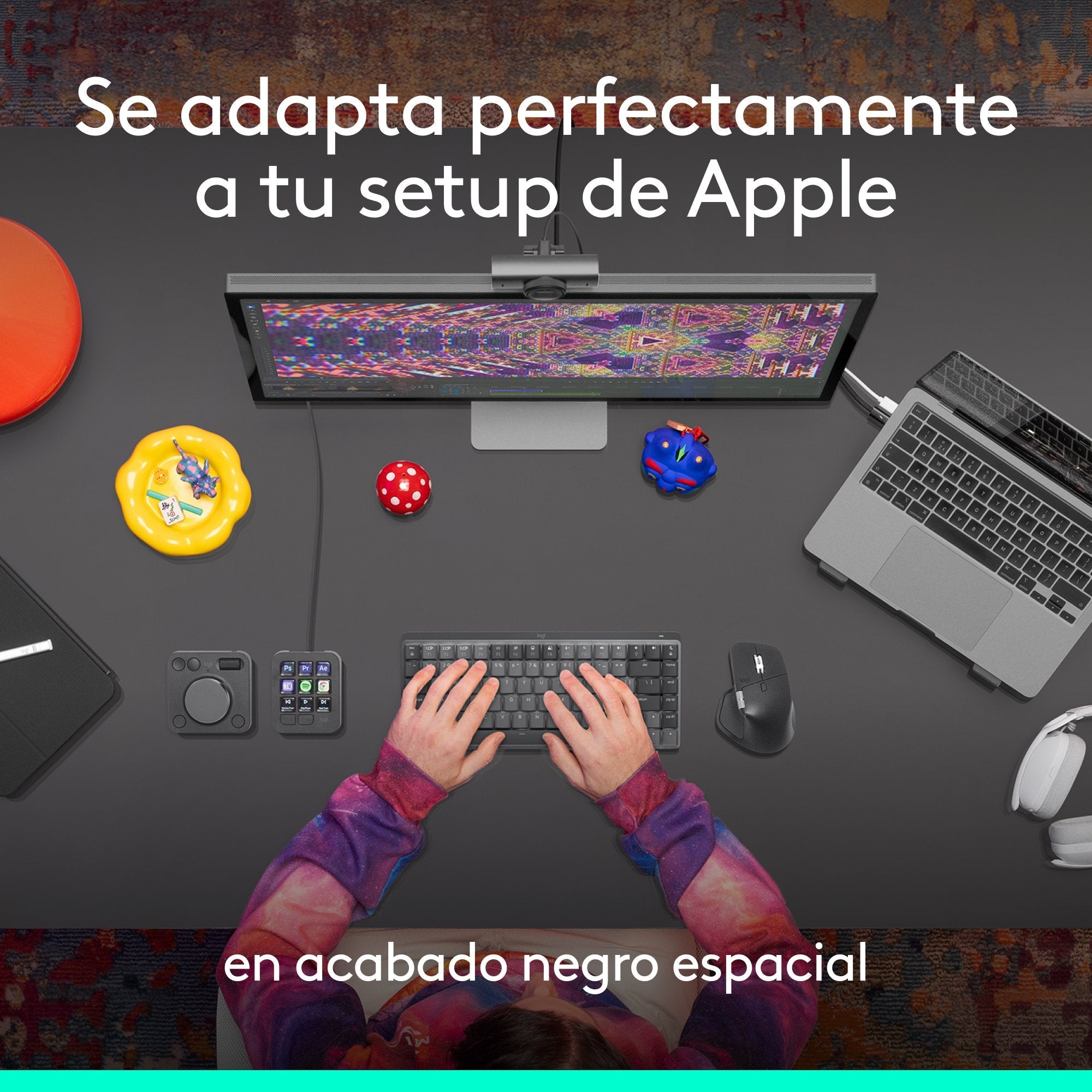 Logitech Ratón 910-007577 / Mx Mamer 4 For Mac Negro