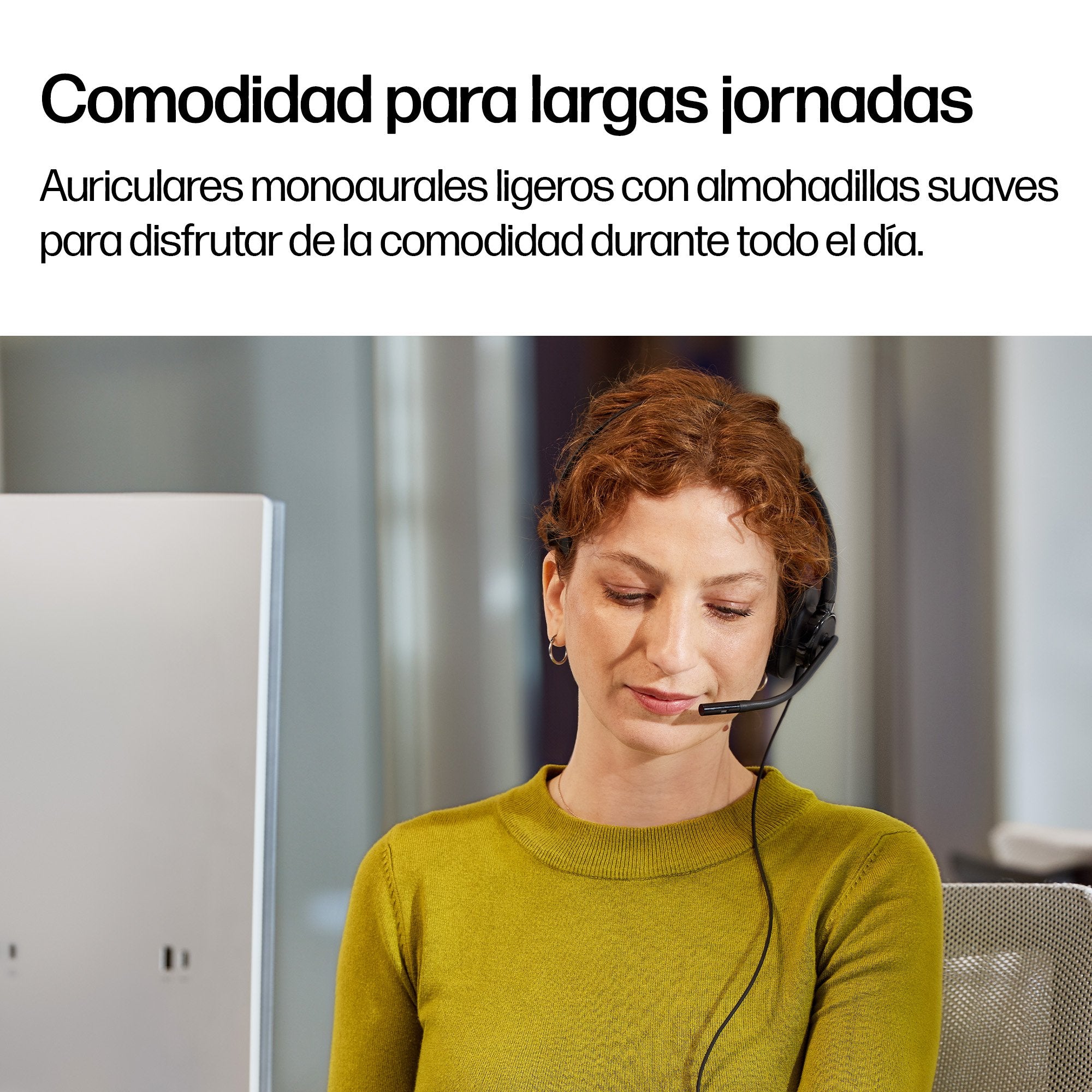 EAN 0199764365576 - HP Poly Mission 425 Stereo USB Wired Headset Classic (Bulk) Alámbrico Diadema Negro imagen 9