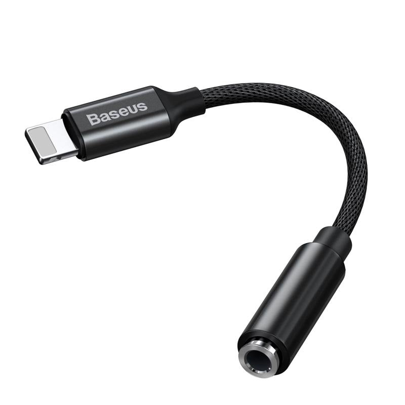 EAN 6953156214118 - Baseus CALL3-01 cable de teléfono móvil Negro 3,5mm Lightning imagen 3