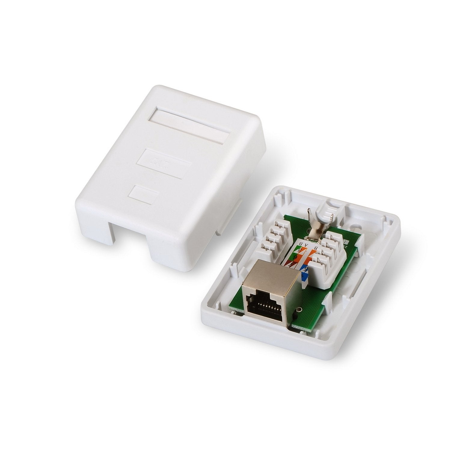 Aisens Roseta De Superficie Rj45 Cat.6 Ftp 1 Toma - Blanco