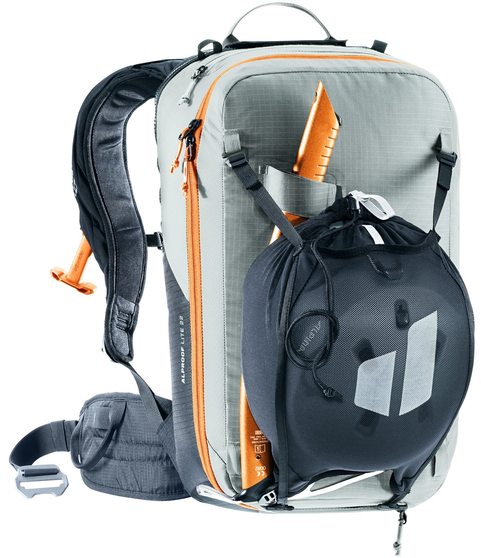 Mochila Deuter Alproof Lite 22 Tin/Black Para Avalanchas