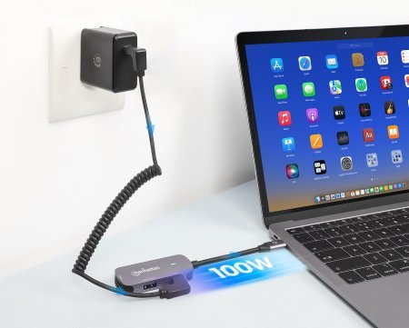 EAN 0766623130707 - Manhattan 130707 base para portátil y replicador de puertos Alámbrico USB 3.2 Gen 1 (3.1 Gen 1) Type-C Al imagen 9