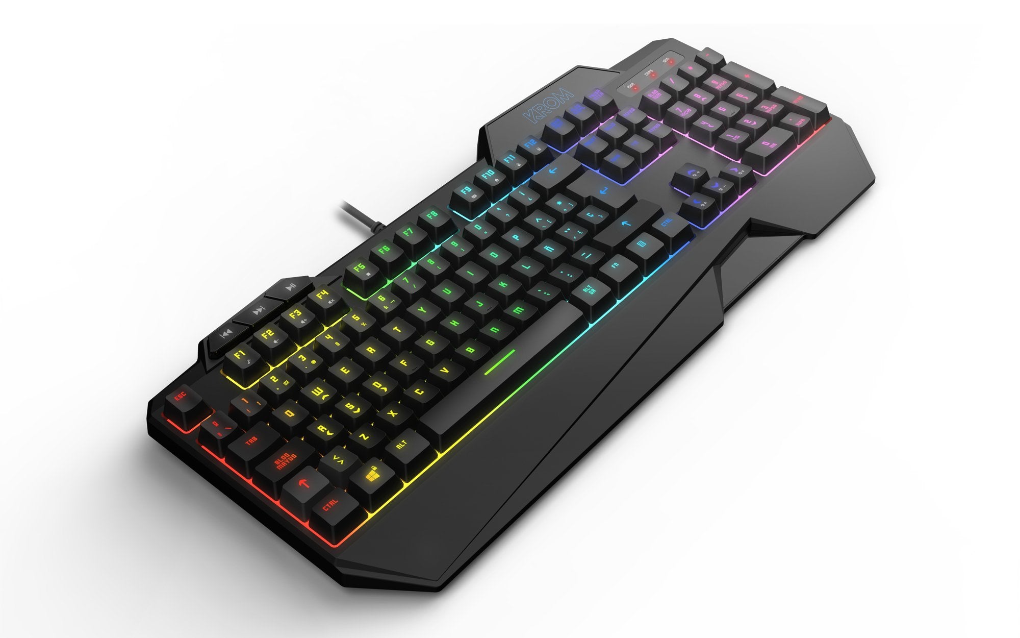 EAN 8436587971051 - Krom Krusher teclado Ratón incluido Juego USB Negro imagen 7