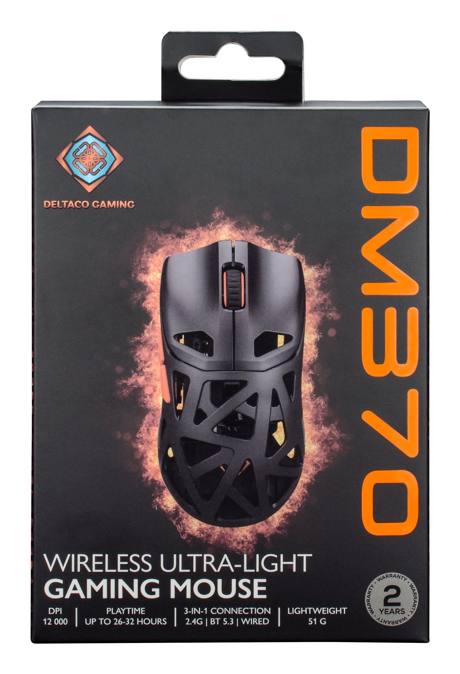 Deltaco Gaming Raton Dm370 Wireless, Negro