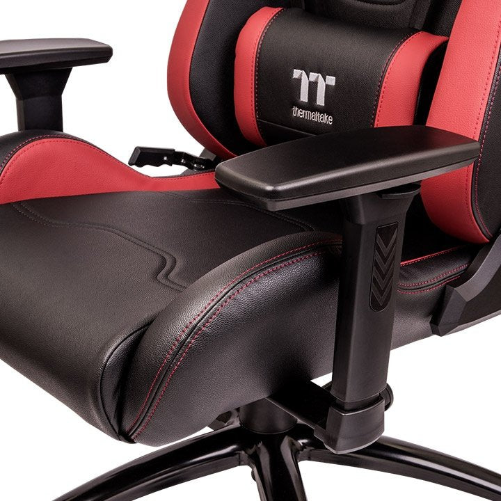 Silla Gaming Thermaltake U Fit Black-Red Incluye Cojines Cervical Y Lumbar Ggc-Uft-Brmwds-01