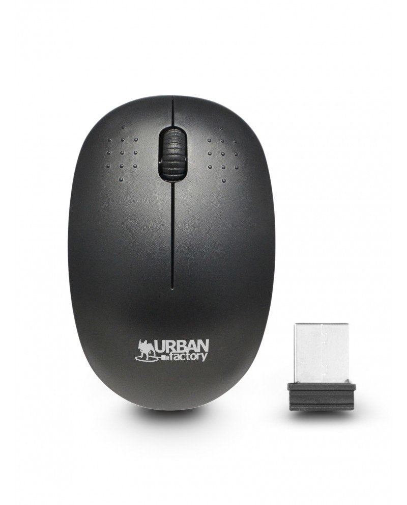 EAN 3760170862040 - Urban Factory Free ratón Oficina Ambidextro RF inalámbrico Óptico 1000 DPI imagen 1