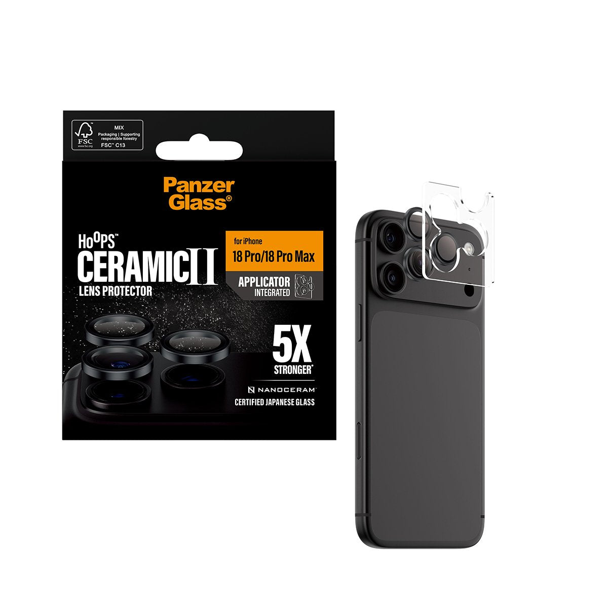 Panzerglass Hoops Ceramic Camera Lens Protector Iphone 18 Pro/ 18 Pro Max