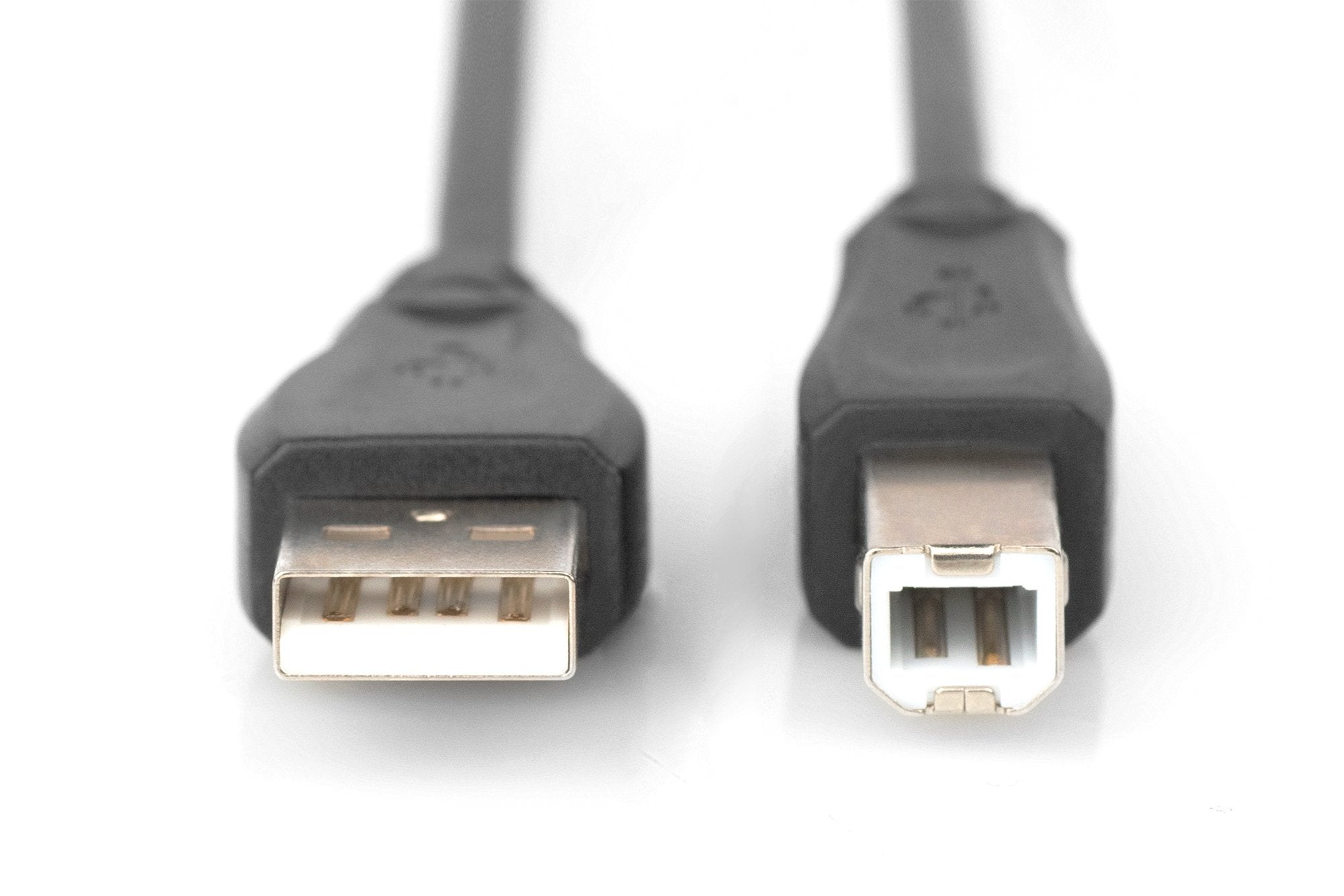 Digitus Cable De Conexión Usb Tipo A-B 0.5m Negro