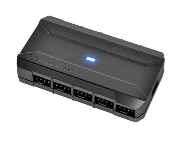 Thermaltake Commander Fp - Controlador De Ventilador De 10 Puertos - Negro