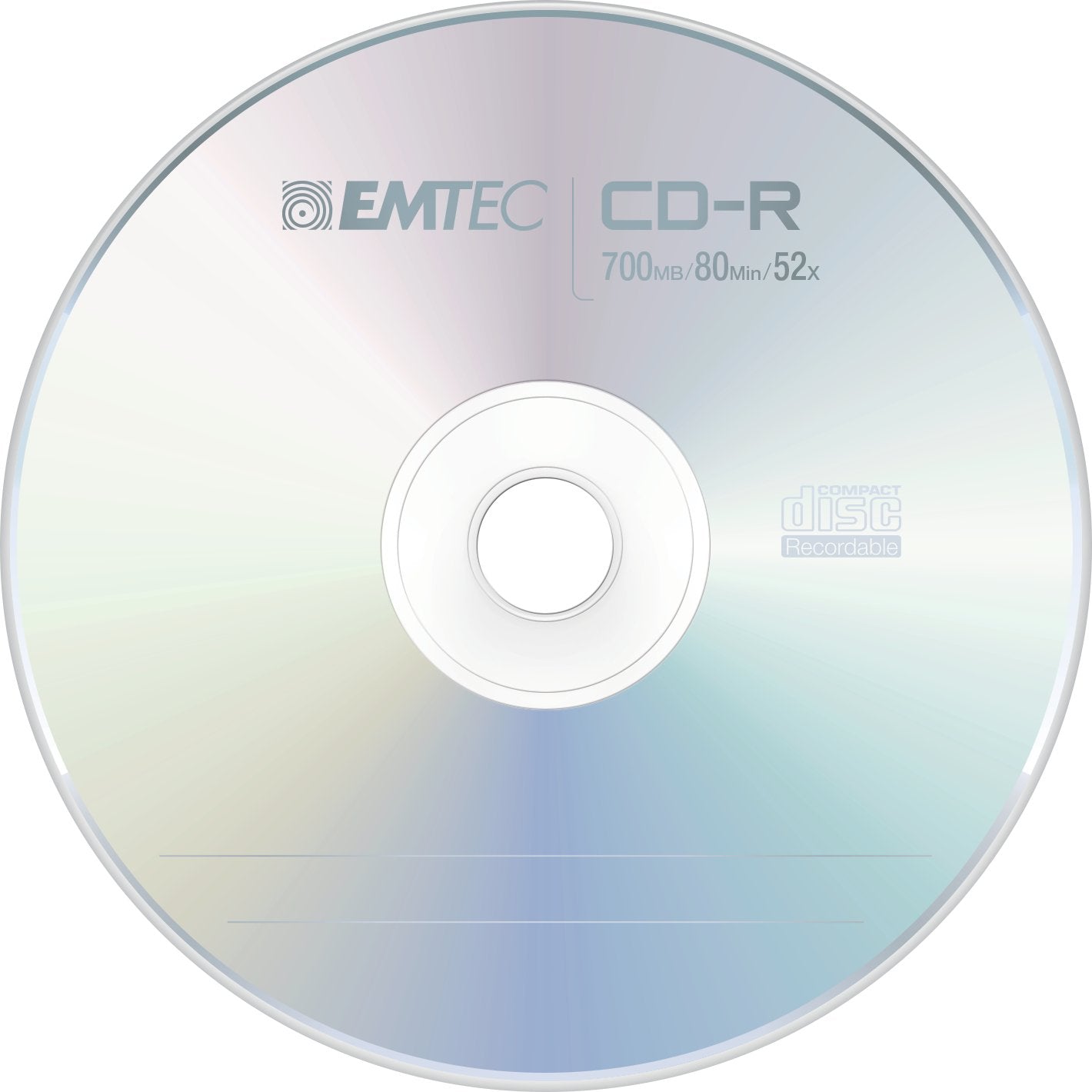 EAN 3126170114495 - Emtec ECOC802552CB CD en blanco CD-R 700 MB 52x 25 pieza(s) imagen 2