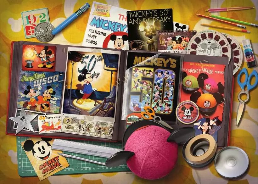 Ravensburger Puzzle 1970 Mickey Moments 1000 Piezas 12000843