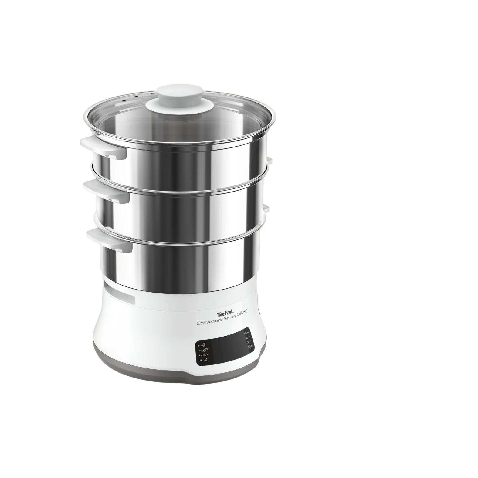 Olla Vaporera Tefal Vc502d10, Acero Inoxidable Blanco