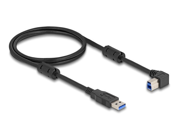 Delock 81108 Cable Usb 5 Gbps Tipo-A Macho A Tipo-B Macho 90° Acodado A La Derecha 1 M
