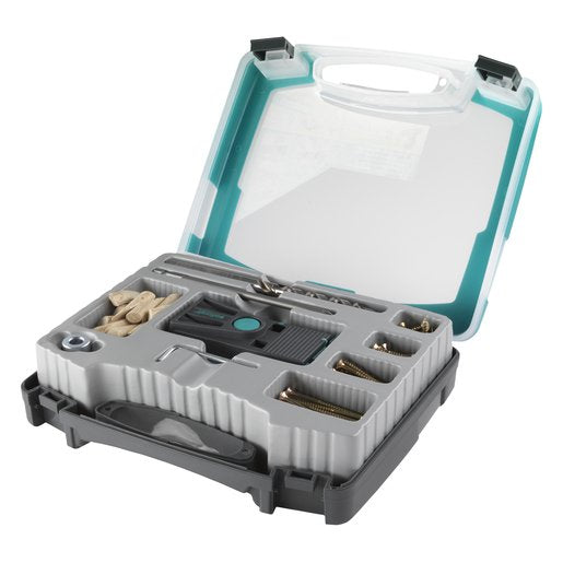 EAN 4006885464209 - wolfcraft GmbH 4642000 brida de fijación Juego completo Undercover Jig para ensamblaje invisible imagen 1