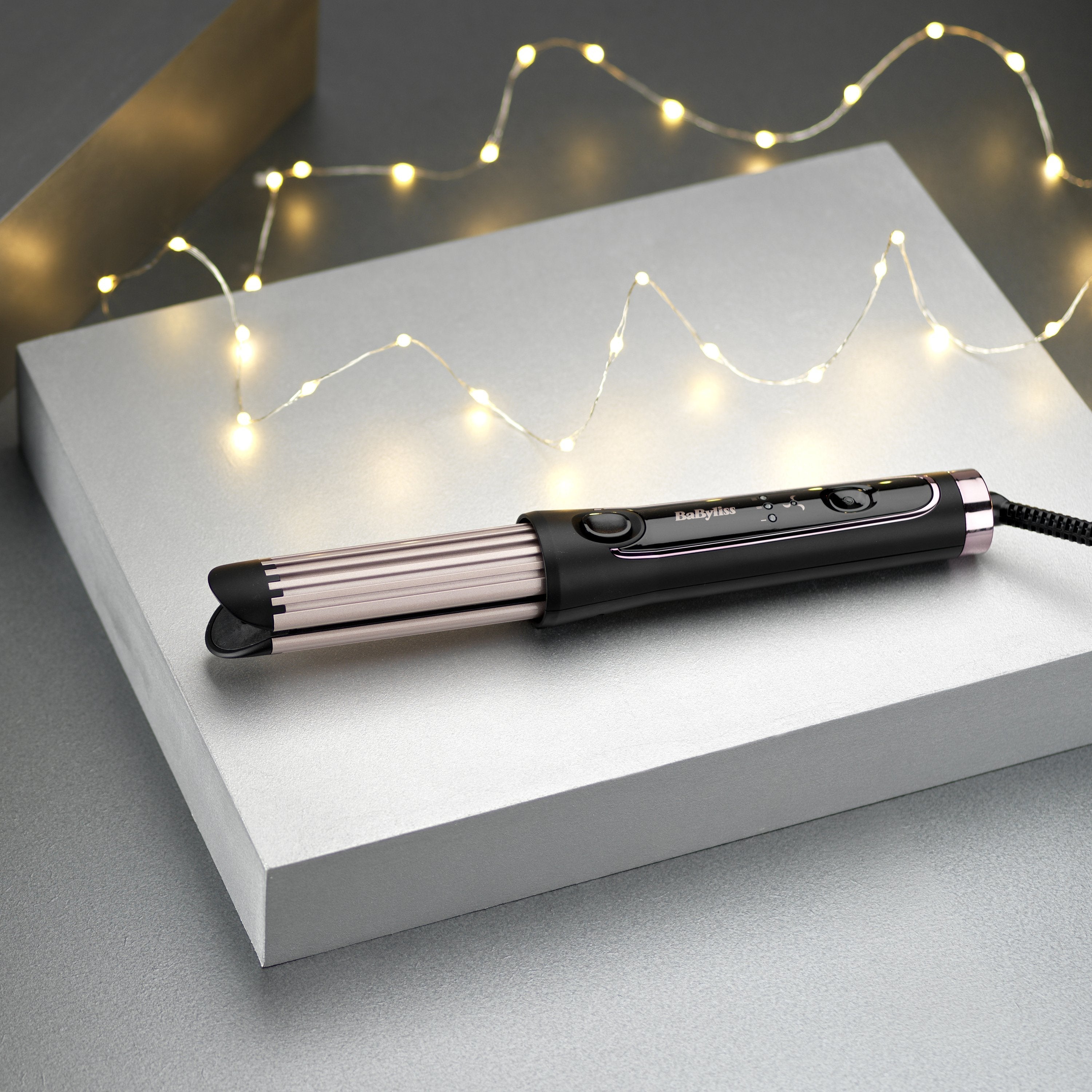 Rizador De Pelo Babyliss Curl Styler Luxe Negro, Oro Rosa 32 W 2,5 M