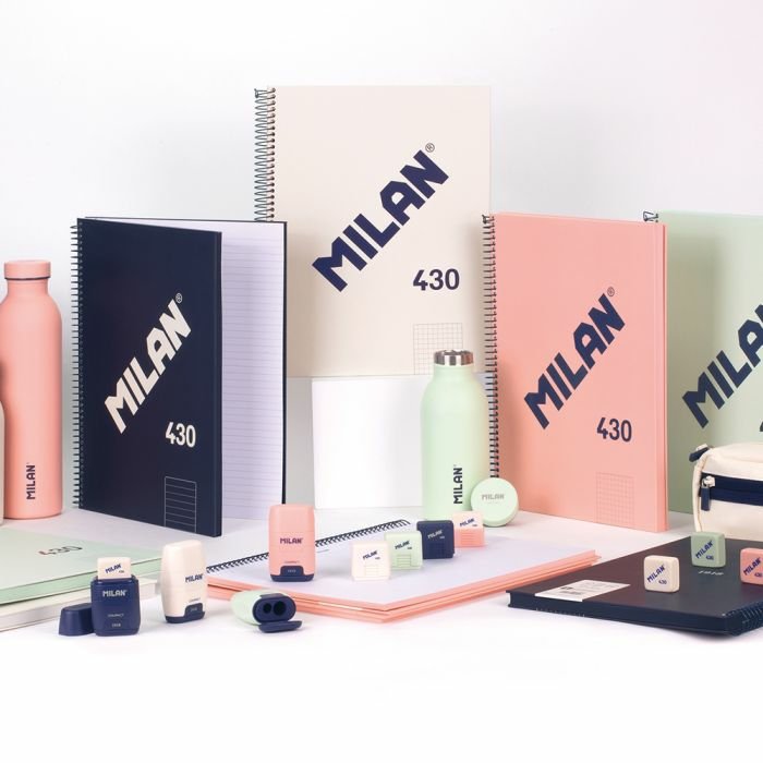 EAN 8411574106227 - Milan 57143E80B cuaderno y block A4 80 hojas Azul imagen 4