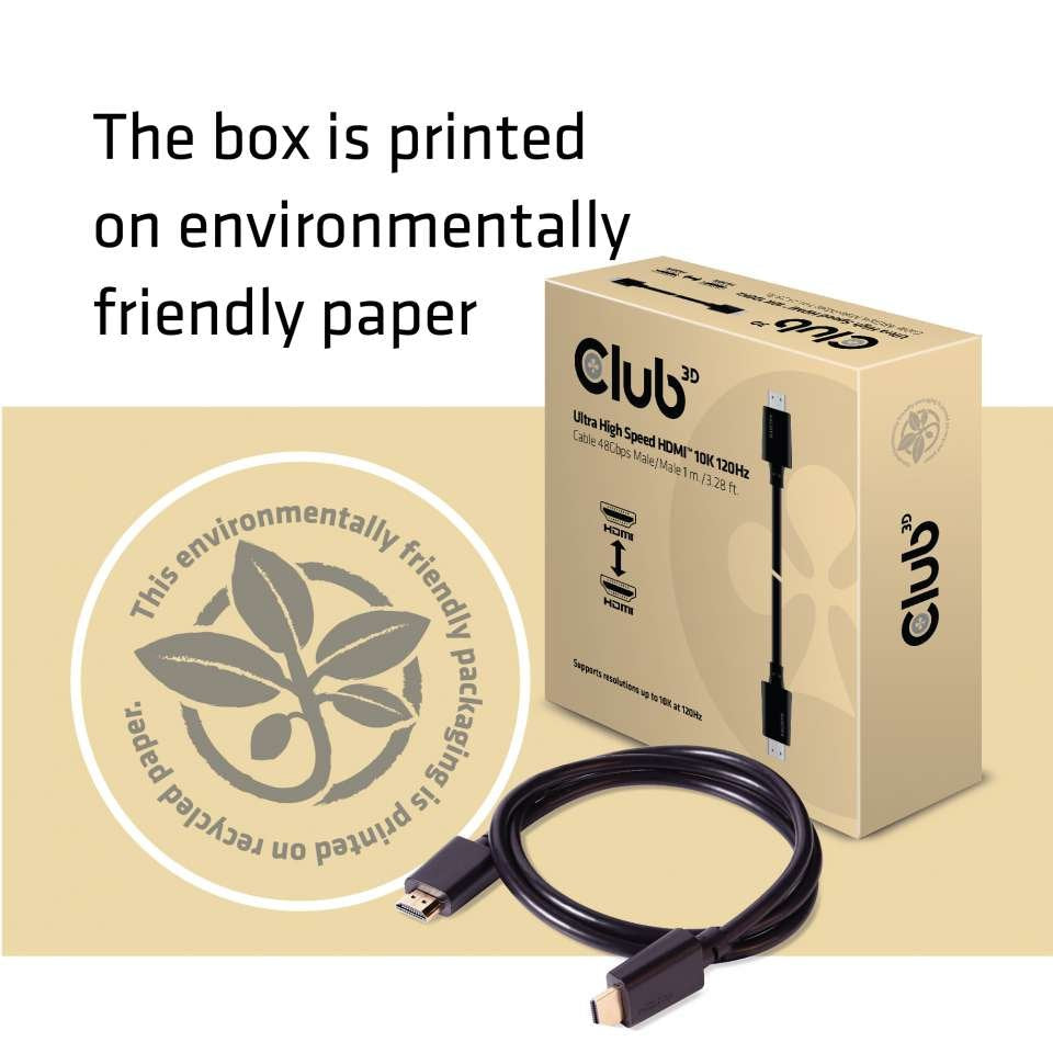 Cable Hdmi Ultra High Speed 10k 120hz 48gbps 1m.