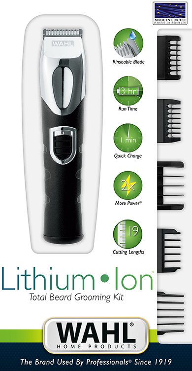 EAN 5996415033045 - Wahl Lithium Ion Total Batería 19 2,5 cm Negro, Metálico imagen 4