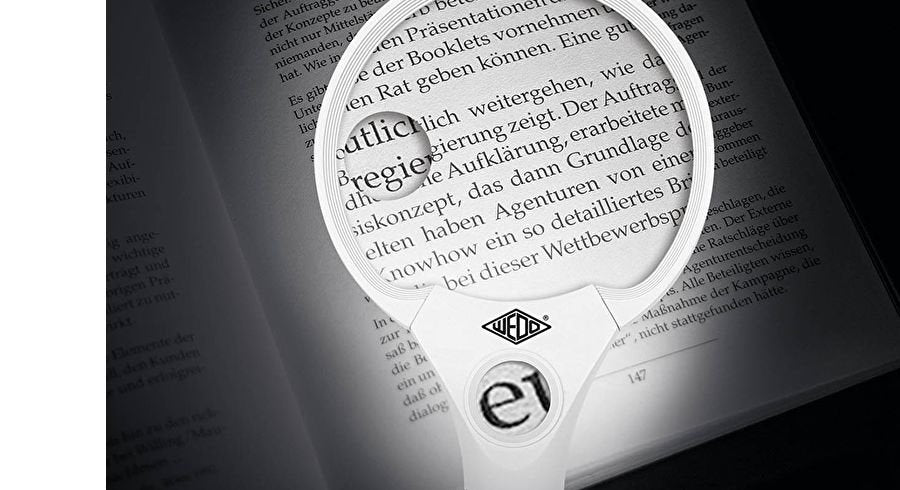 EAN 4003801860015 - Wedo 271 7550 lente de aumento y lupa 12x Negro, Blanco imagen 2