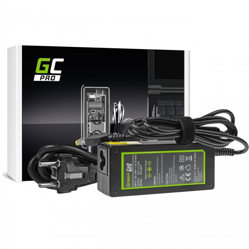 Cargador Green Cell Pro 20v 3.25a 65w Para Lenovo B50 G50 G50-30 G50-45 G50-70 G50-80 G500 G500s G505 G700 G710 Z50-70