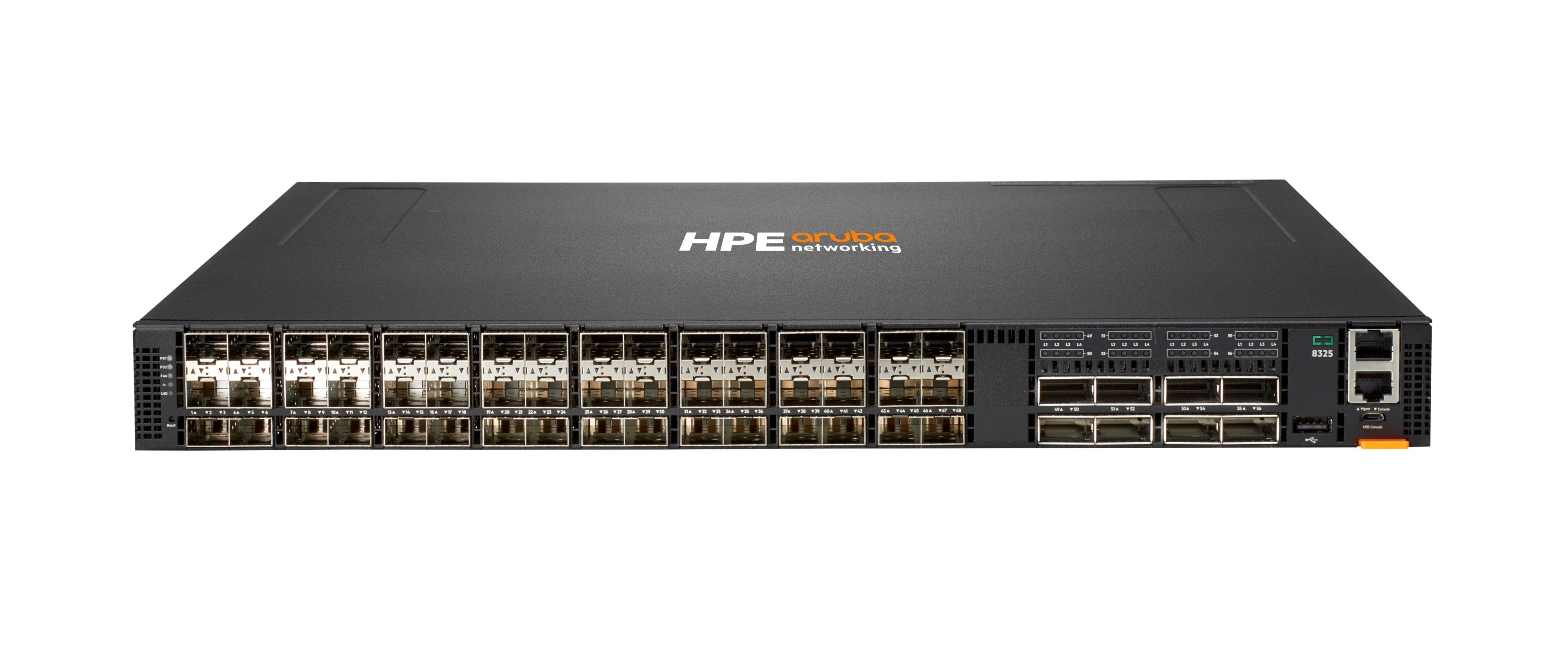 Hewlett Packard Enterprise Aruba 8325-48y8c Gestionado L3 Ninguno Negro 1u