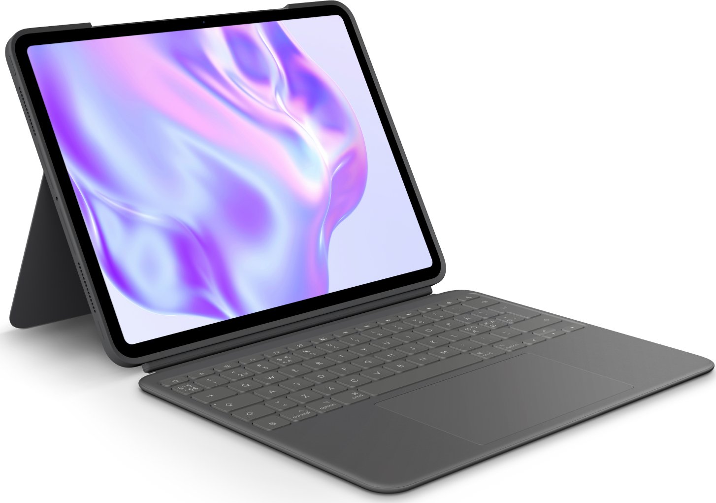 Logitech Combo Touch Qwerty Danés, Finlandés, Nórdico, Sueco Smart Connector Grafito