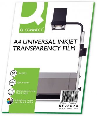 Q-Connect Kf26074 Papel A4 Para Impresora De Inyección De Tinta A4 (210x297 Mm) 50 Hojas