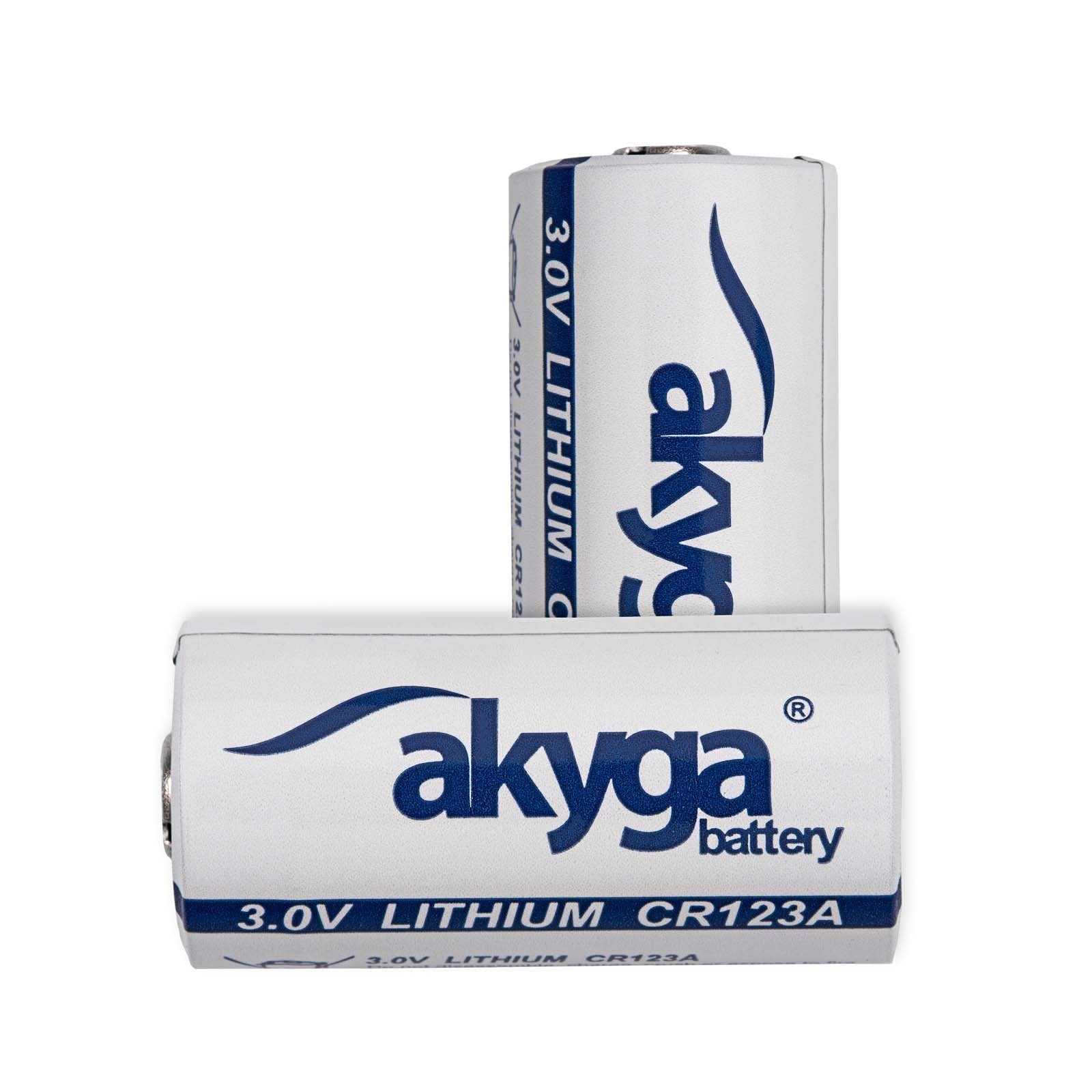 Akyga Lithum Battery Aky2148 Cr123 Li-Mno2 3v 1500mah