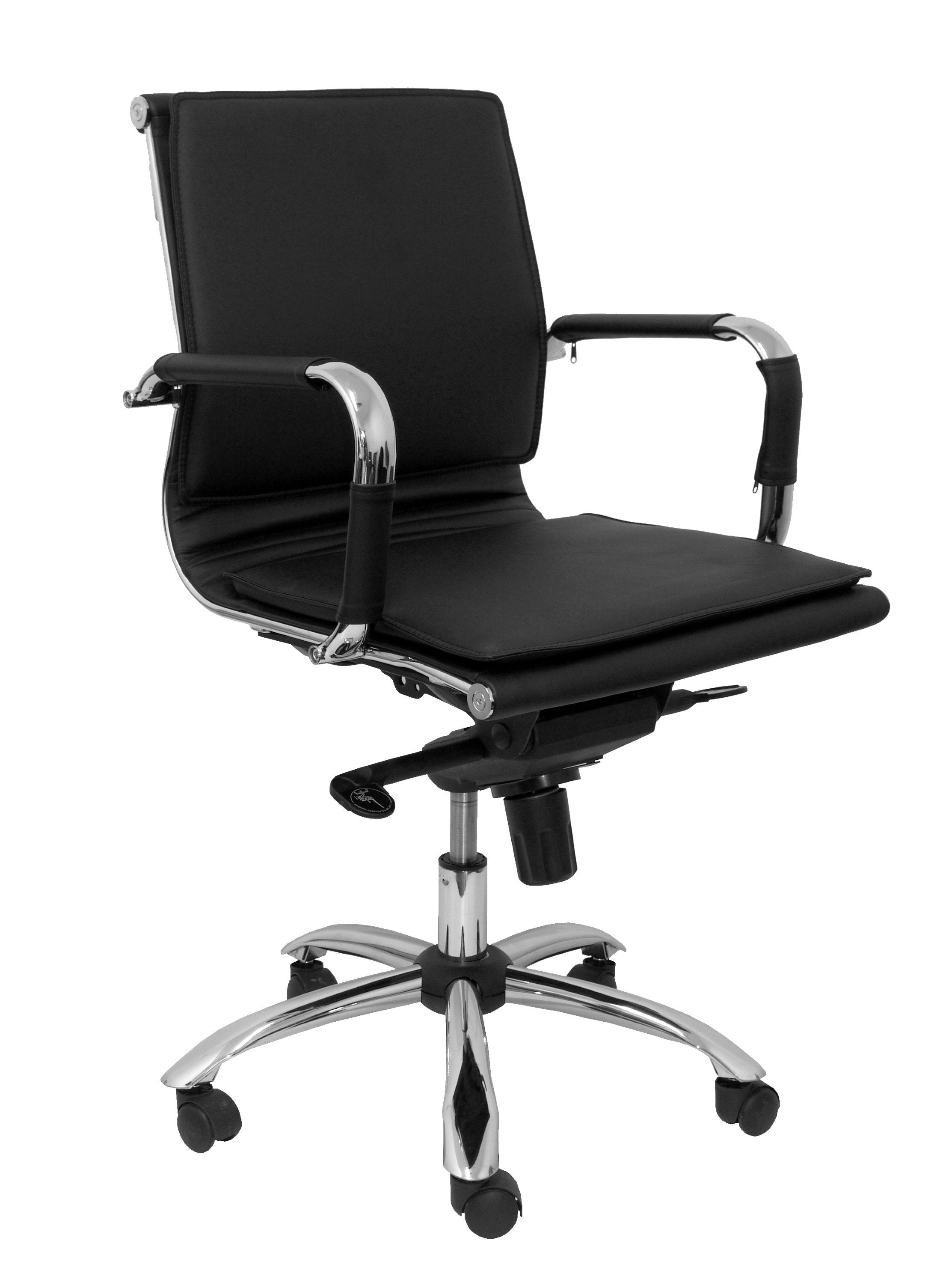 Sillón Yeste Confidente Giratorio Similpiel Negro