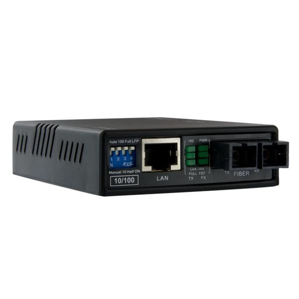 EAN 0065030836838 - StarTech.com MCM110SC2 convertidor de medio 100 Mbit/s 1310 nm Negro imagen 4