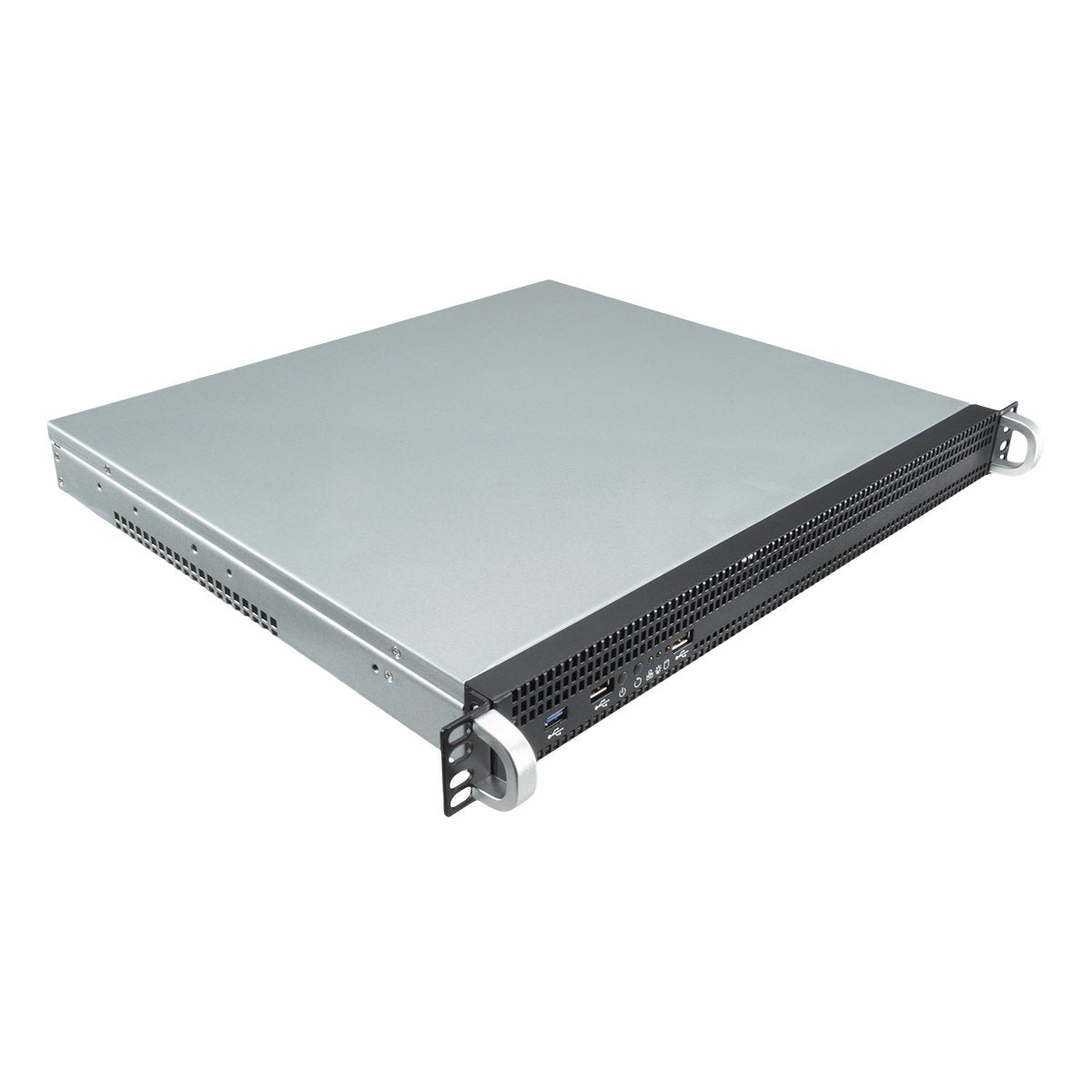 Caja Pc Unykach 19 1u 1029 Silver Black 1 Usb 3.0 1 Usb 2.0 51916