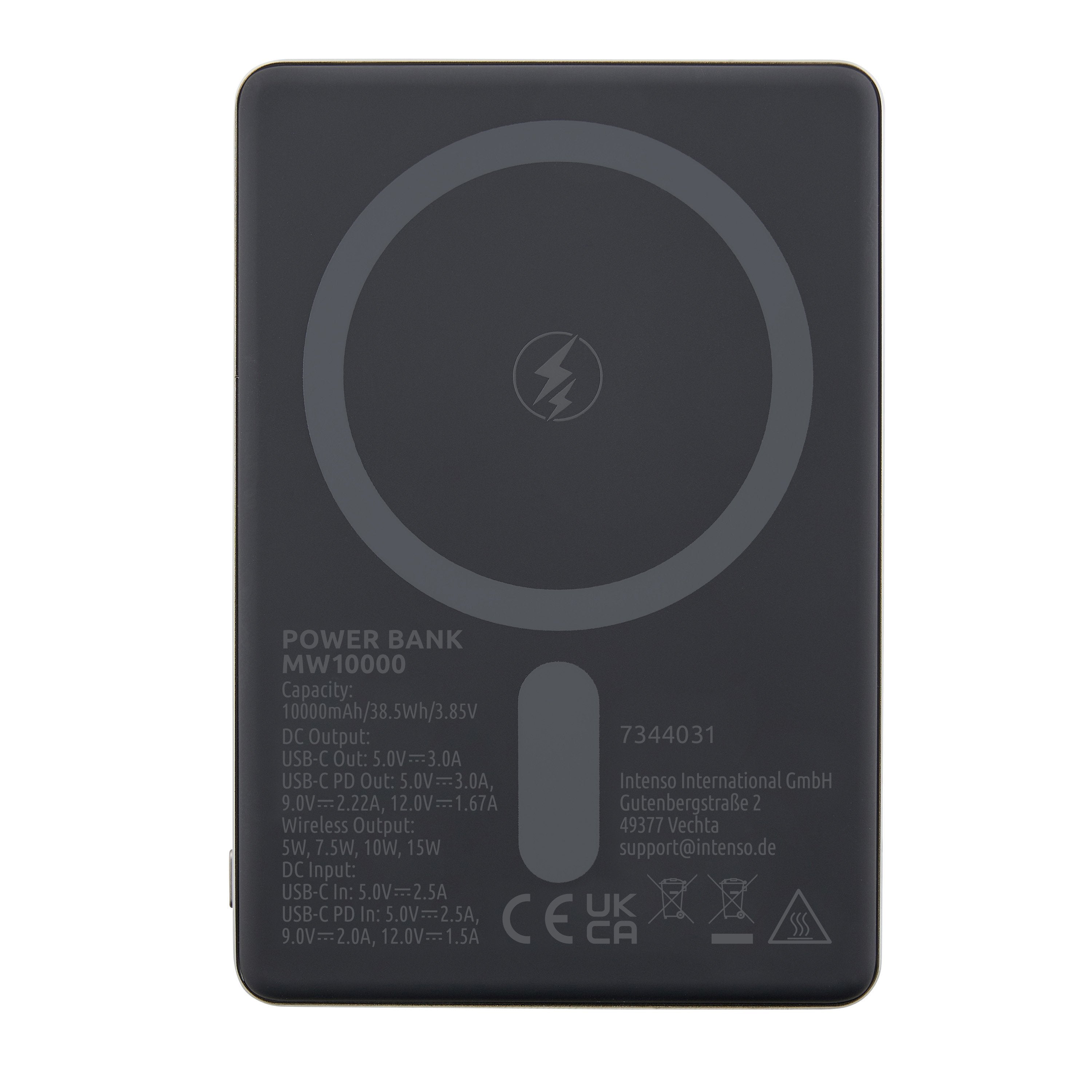 EAN 4034303036219 - Intenso MW10000 Polímero de litio Cargador inalámbrico imagen 9