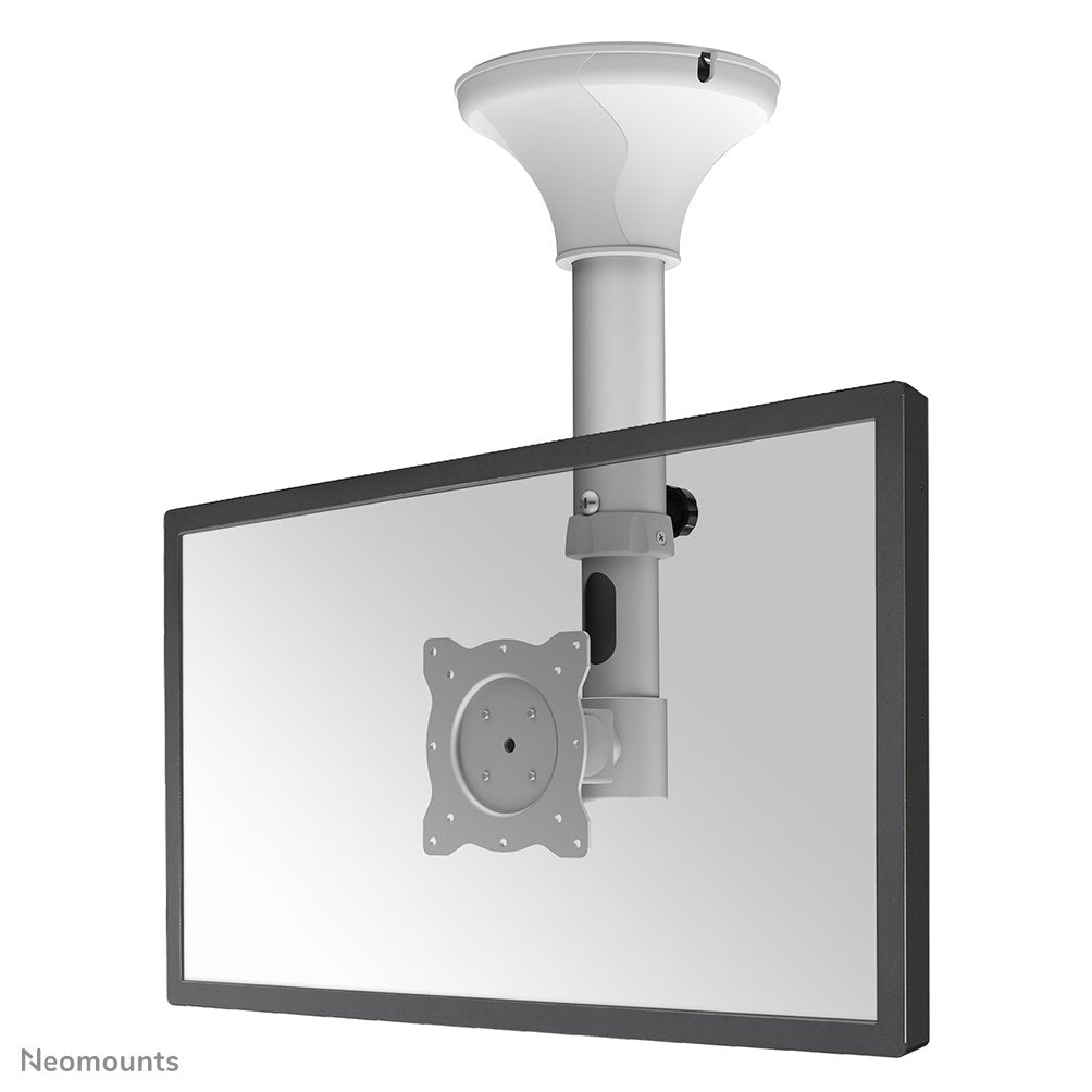 Soporte Para Techo Newstar Fpma-C025silver (10 "- 30"; Para 1 Pantalla; Giratorio, Techo, Inclinación)