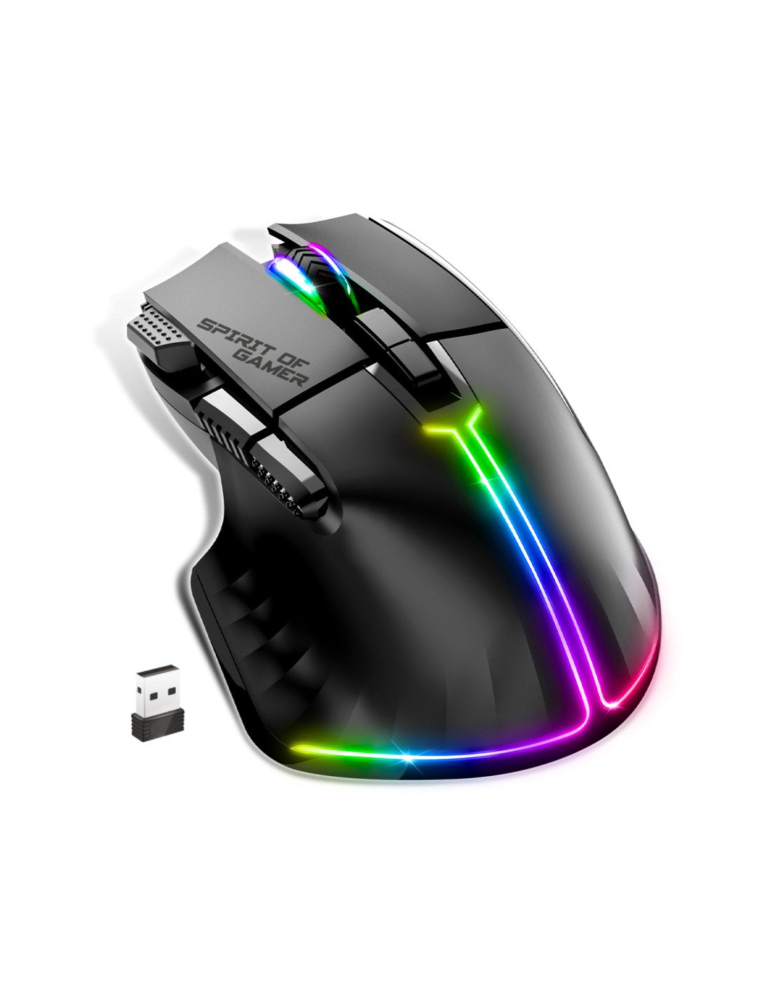 Ratón Spirit Of Gamer Inalambrico Pro M5 Black