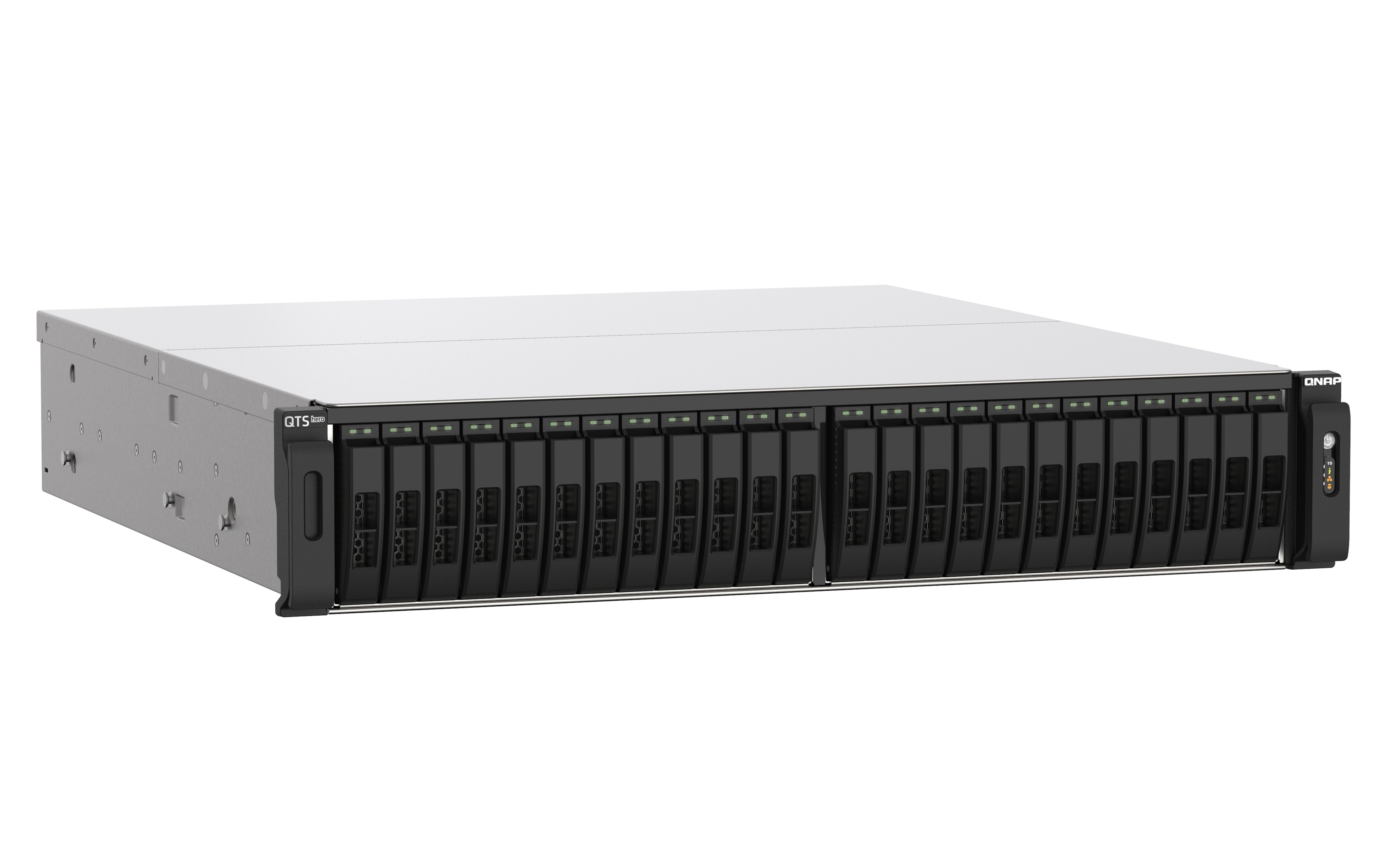 EAN 4713213518380 - QNAP TS-h2490FU NAS Bastidor (2U) EPYC 7302P 128 GB DDR4 0 TB QuTS hero Negro, Gris imagen 3
