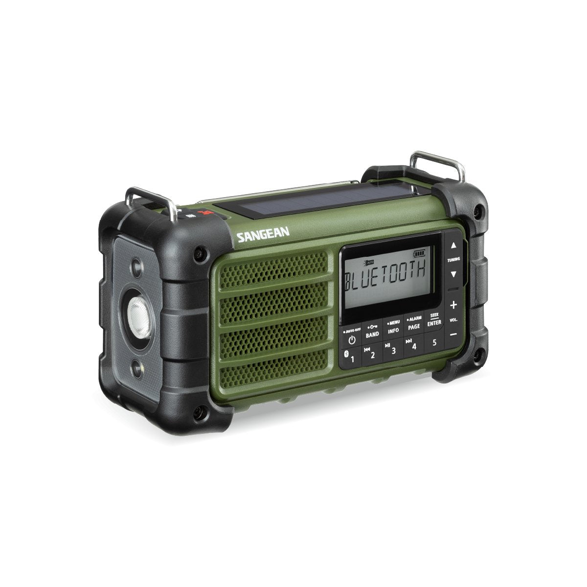 Radio Sangean Mmr-99 De Emergencia Con Sintonización Digital Verde Bosque
