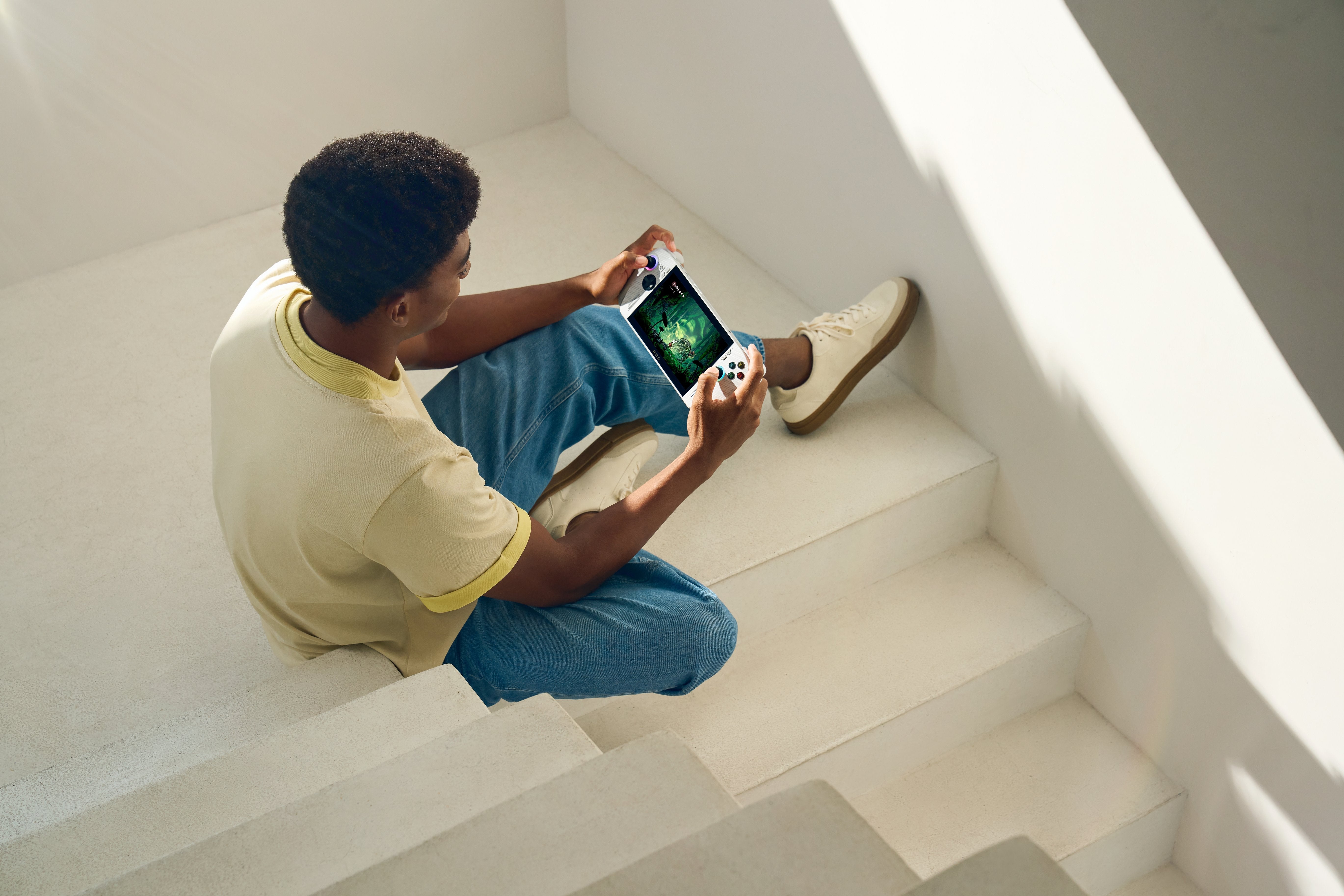 Consola Asus Rog Xbox Ally Rc73ya-Nh002w, Portátil Blanca 90nv00g1-M002h0