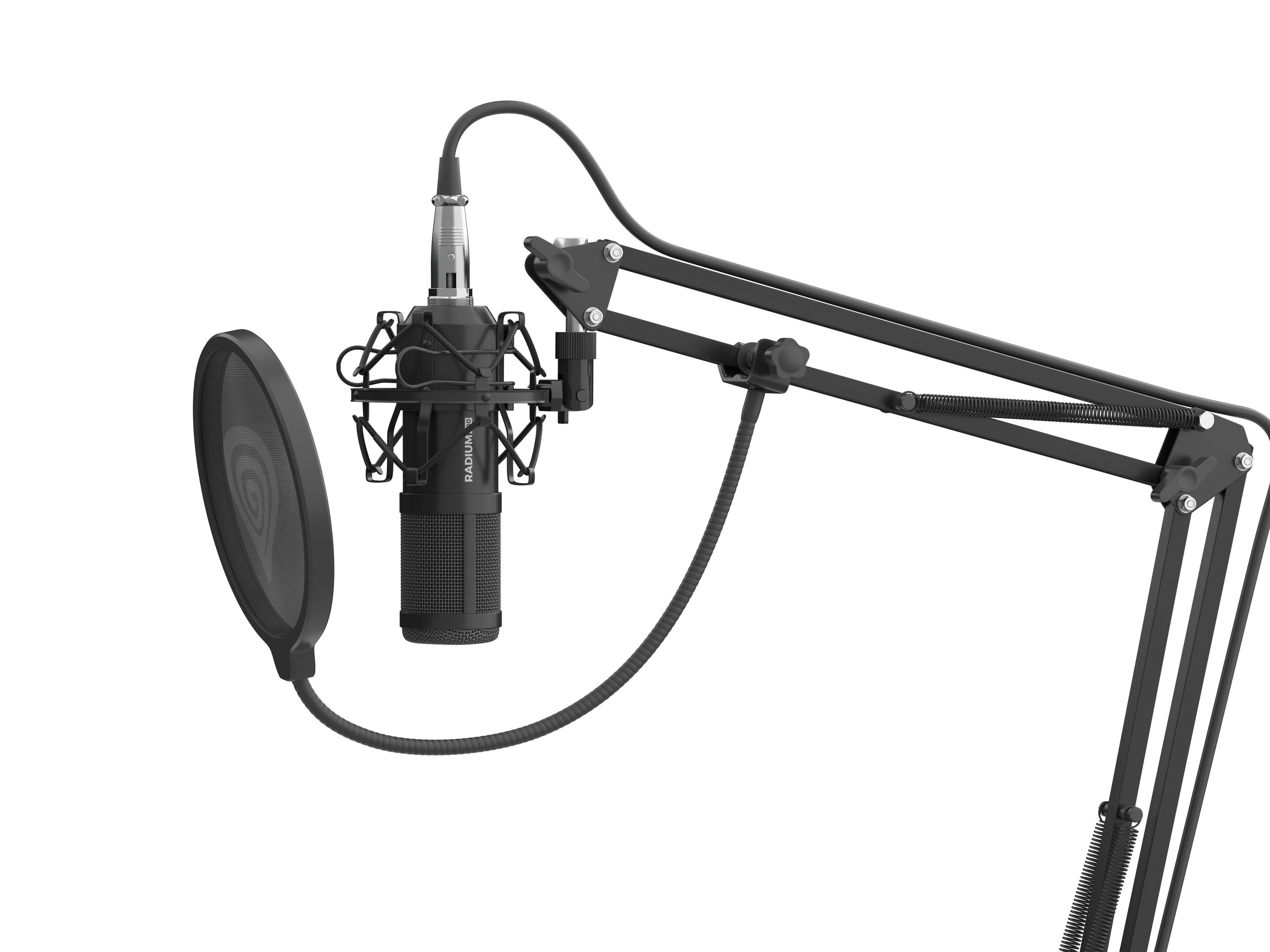 Microfono Genesis Radium 300 Studio Xlr Con Brazo Filtro Pop