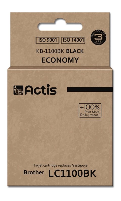 EAN 5901452149901 - Actis KB-1100Bk cartucho de tinta 1 pieza(s) Compatible Rendimiento estándar imagen 1