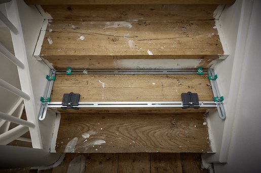 EAN 4006885521001 - wolfcraft GmbH 5210000 galga de radio Stair gauge Negro, Acero inoxidable imagen 11