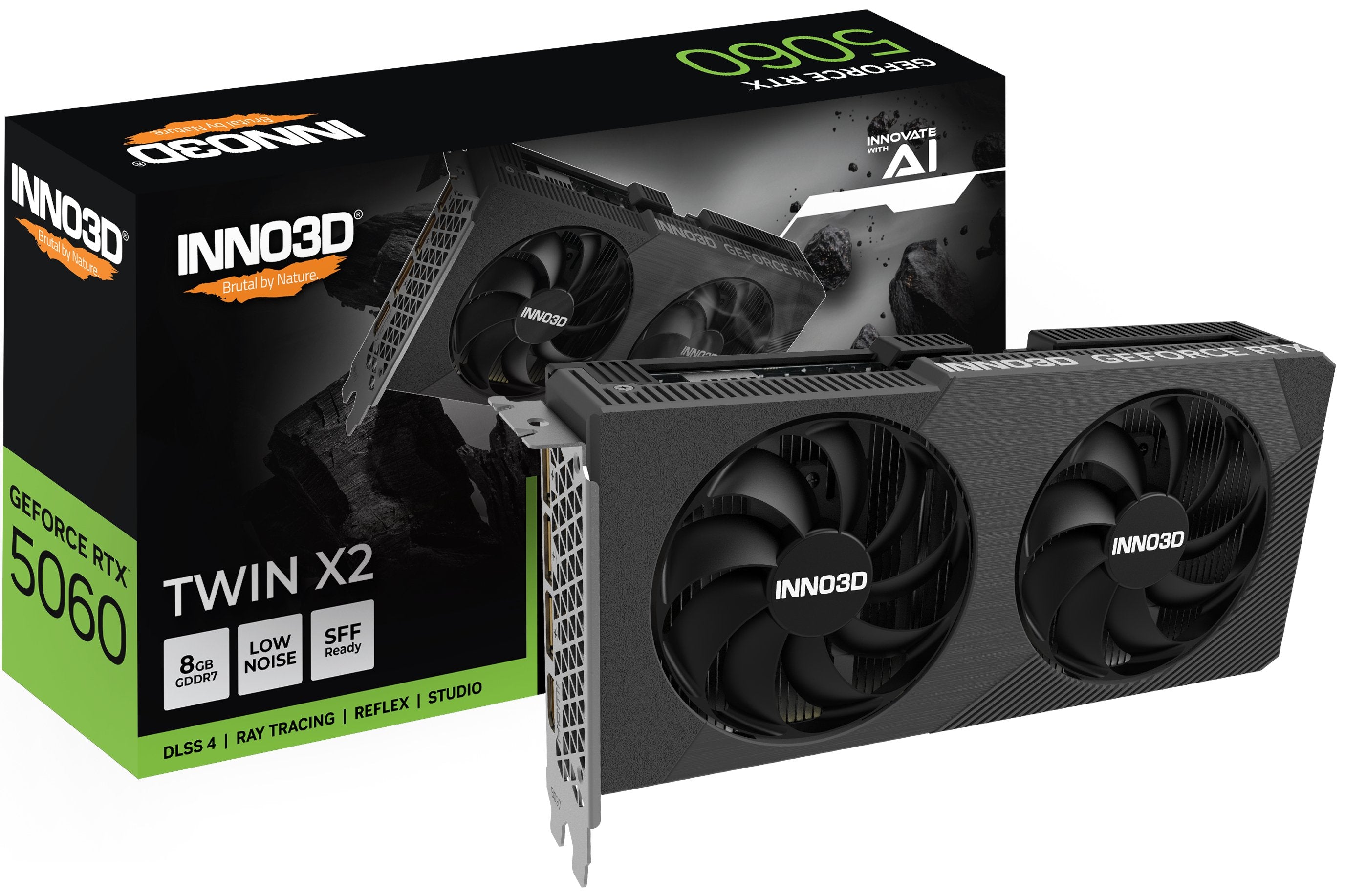 EAN 8886307701169 - INNO3D GeForce RTX 5060 Twin X2 NVIDIA 8 GB GDDR7 imagen 3