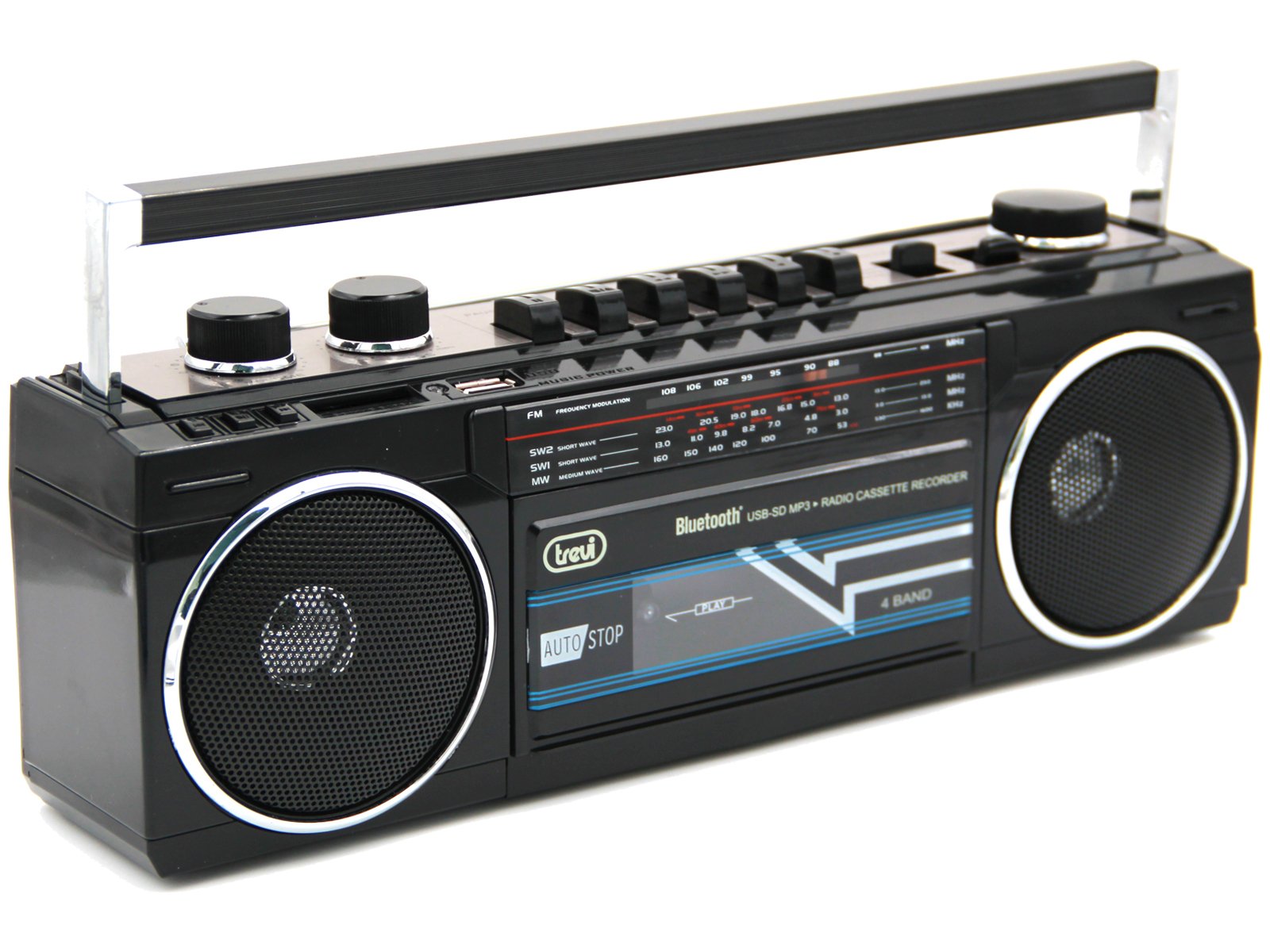 EAN 8011000018669 - Trevi RR 501 BT Personal Analógica Negro imagen 2
