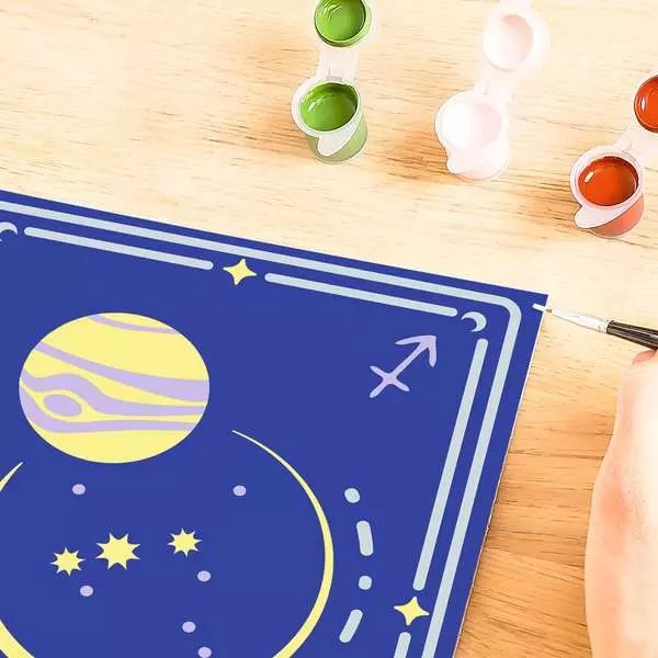 Ravensburger Creart - Signo Del Zodíaco Sagitario, Pintura 23741