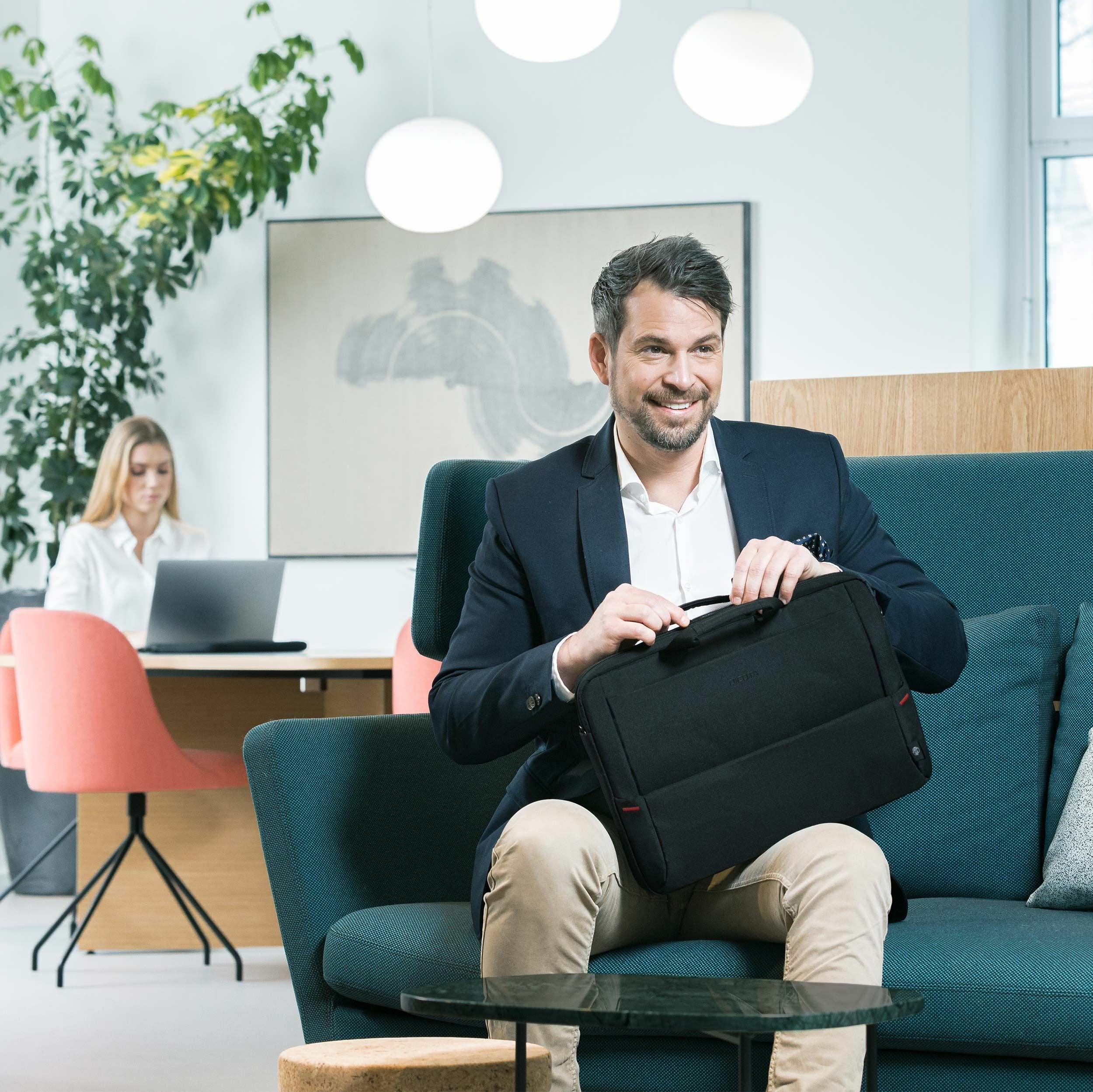 EAN 7640186419703 - DICOTA Eco Slim Case Plus BASE 39,6 cm (15.6") Negro imagen 5