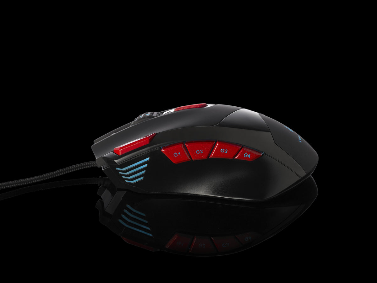 Surefire 48817 Ratón Juego Mano Derecha Usb Tipo A Óptico 3200 Dpi